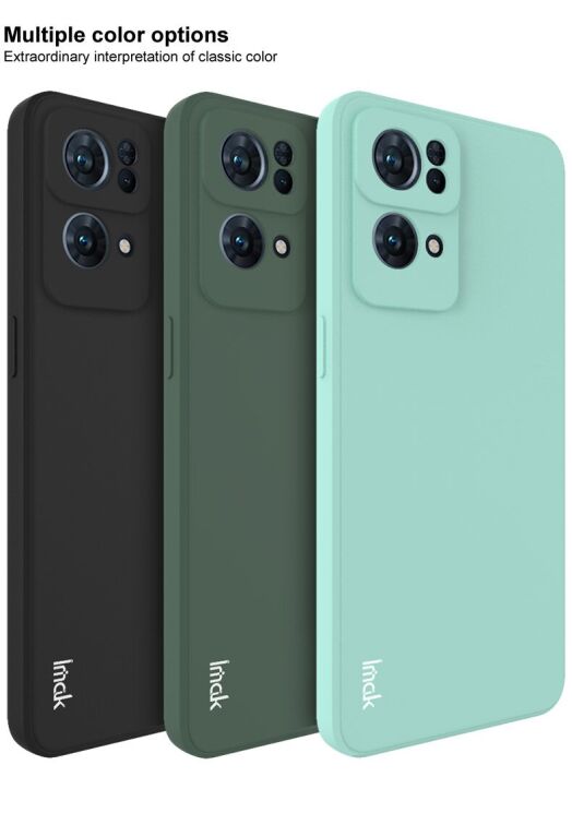 Силиконовый (TPU) чехол IMAK UC-4 Series для OPPO Reno 7 Pro - Black: фото 11 из 13