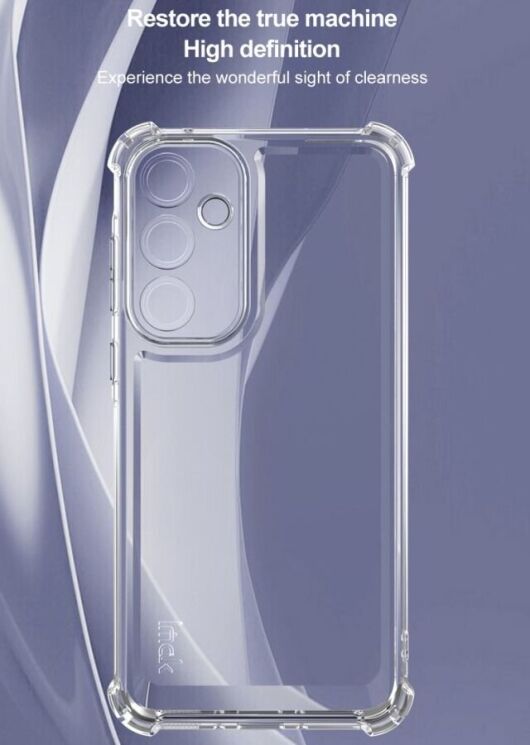 Силиконовый (TPU) чехол IMAK UX-4 Series для Samsung Galaxy A35 (A356) - Transparent: фото 8 из 10