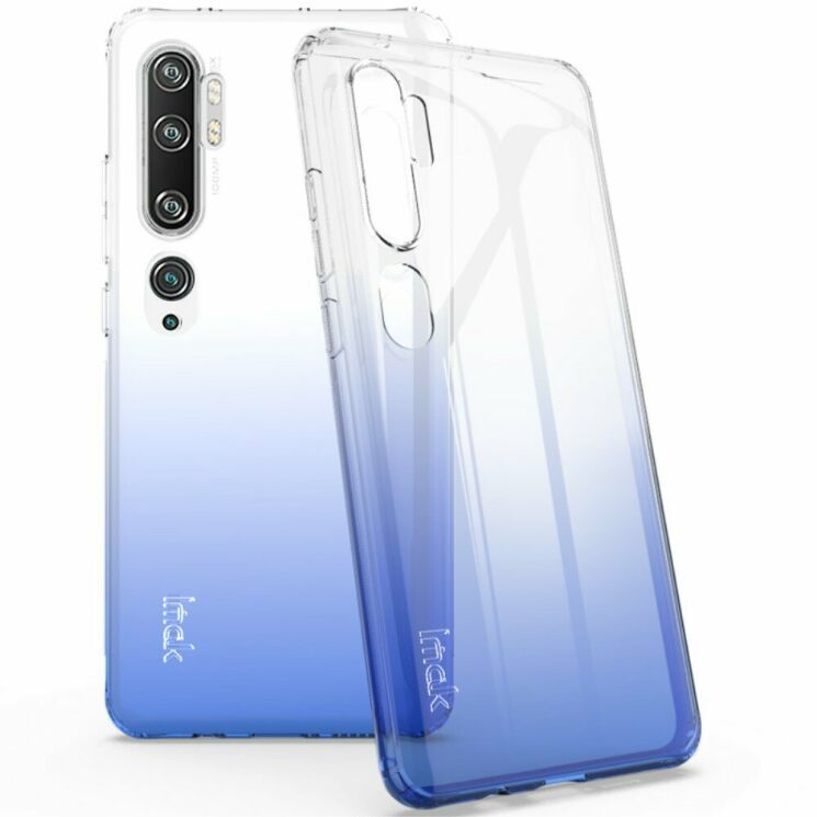 Силіконовий (TPU) чохол IMAK UX-6 Series для Xiaomi Mi Note 10 Pro / Mi Note 10 - Blue: фото 1 з 15