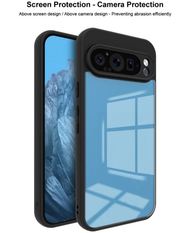 Силиконовый (TPU) чехол IMAK UX-9A Series для Google Pixel 9 Pro XL - Black: фото 9 из 11