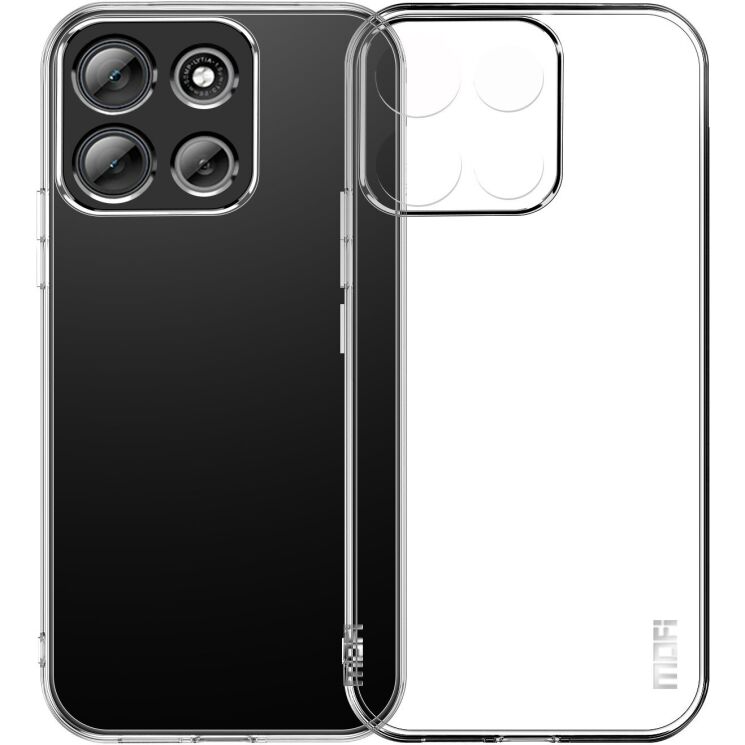 Силіконовий (TPU) чохол MOFI Thin Guard для Motorola Moto G57 - Transparent: фото 1 з 9