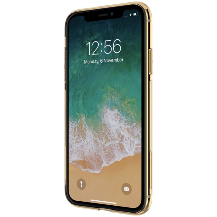 Силіконовий (TPU) чохол NILLKIN Nature для Apple iPhone Xr - Gold: фото 4 з 11