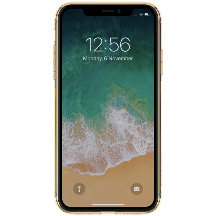Силіконовий (TPU) чохол NILLKIN Nature для Apple iPhone Xr - Gold: фото 3 з 11