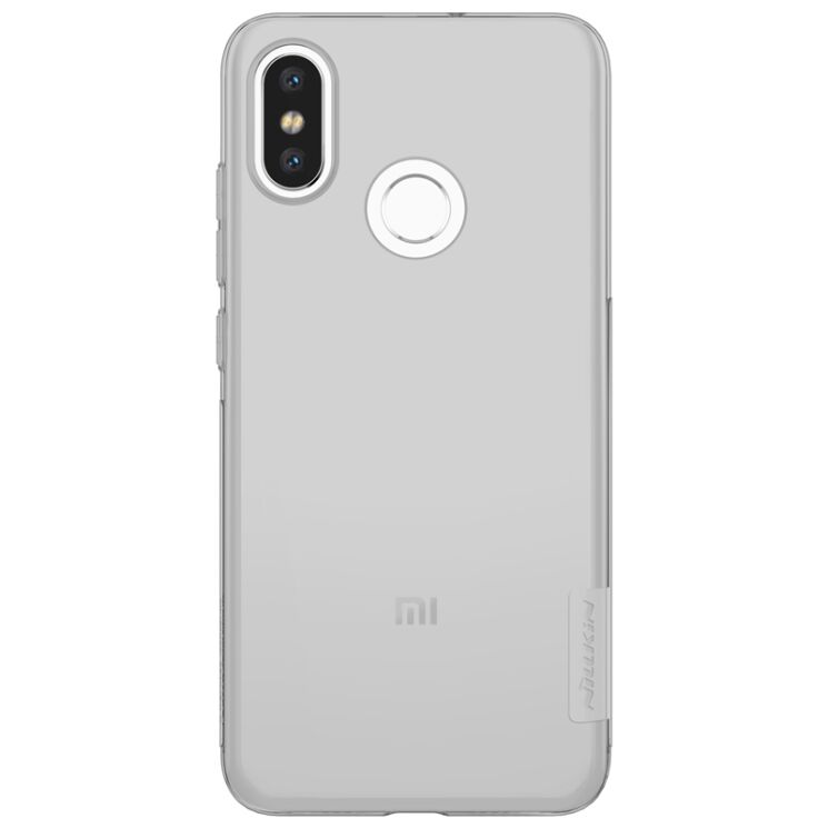 Силиконовый (TPU) чехол NILLKIN Nature для Xiaomi Mi 8 - Grey: фото 3 из 13