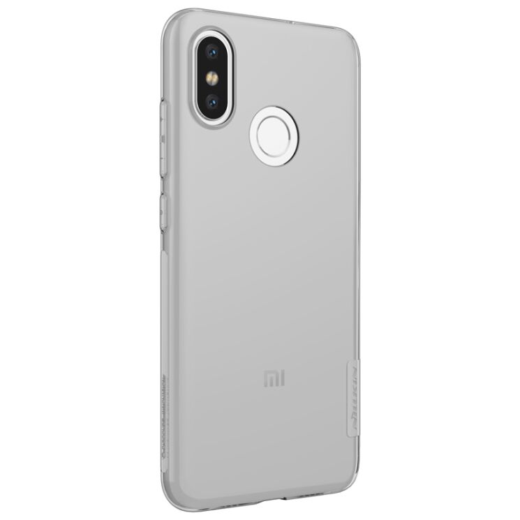 Силиконовый (TPU) чехол NILLKIN Nature для Xiaomi Mi 8 - Grey: фото 6 из 13