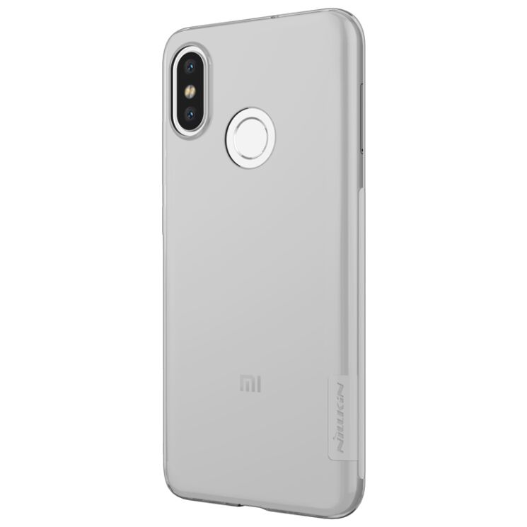 Силиконовый (TPU) чехол NILLKIN Nature для Xiaomi Mi 8 - Grey: фото 5 из 13