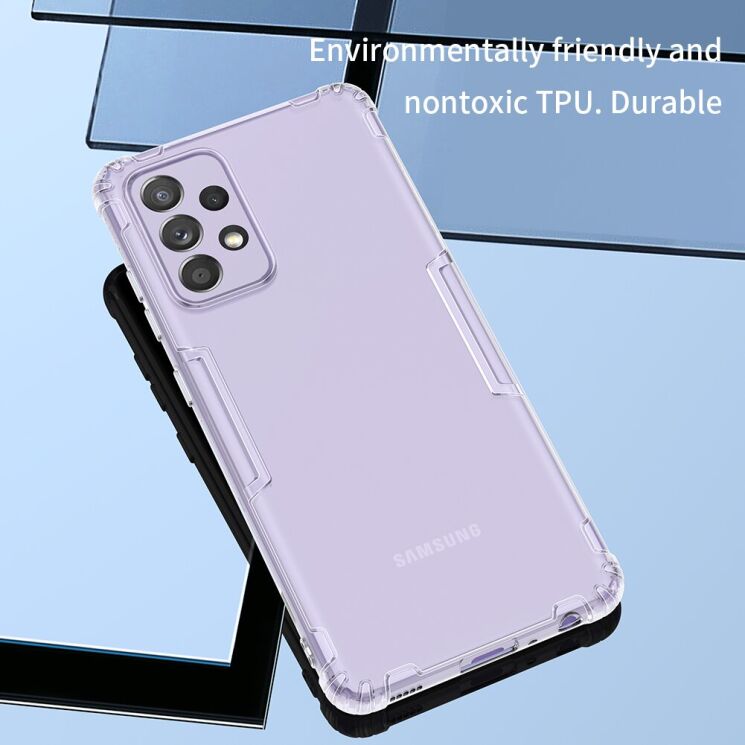 Силиконовый (TPU) чехол NILLKIN Nature Max для Samsung Galaxy A52 (A525) / A52s (A528) - Transparent: фото 8 из 20