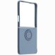 Силиконовый (TPU) чехол с кольцом Deexe Color Shell (FF) для Samsung Galaxy Flip 8 - Dark Blue (423529DB). Фото 2 из 5