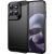 Силиконовый (TPU) чехол UniCase Carbon для Motorola Moto G77 - Black: фото 1 из 8