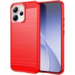 Силіконовий (TPU) чохол UniCase Carbon для OPPO Reno 15 F/FS - Red (405801R)