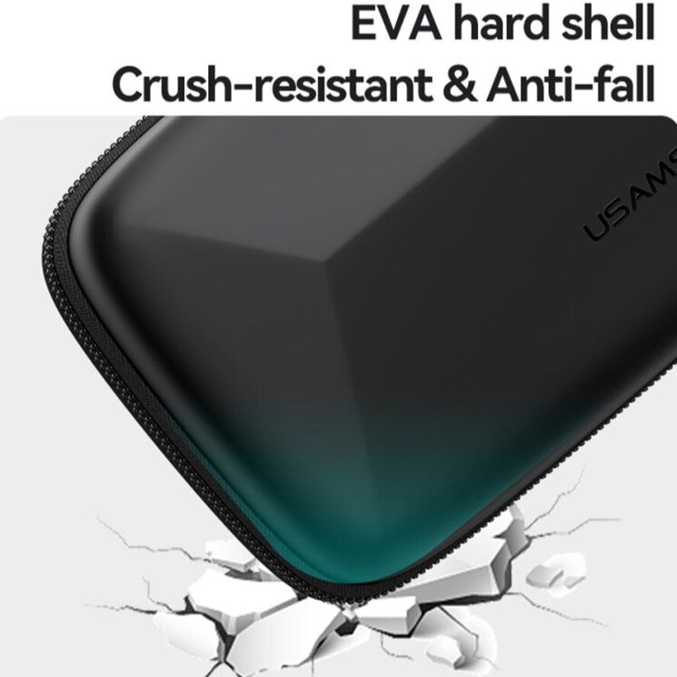 Сумка-органайзер USAMS Portable Storage Bag - Black: фото 5 из 10