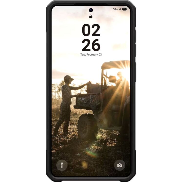 Ударостійкий чохол URBAN ARMOR GEAR Monarch Pro MagSafe для Samsung Galaxy S26 Plus (S947) 214514114242 - Carbon Fiber: фото 2 з 10