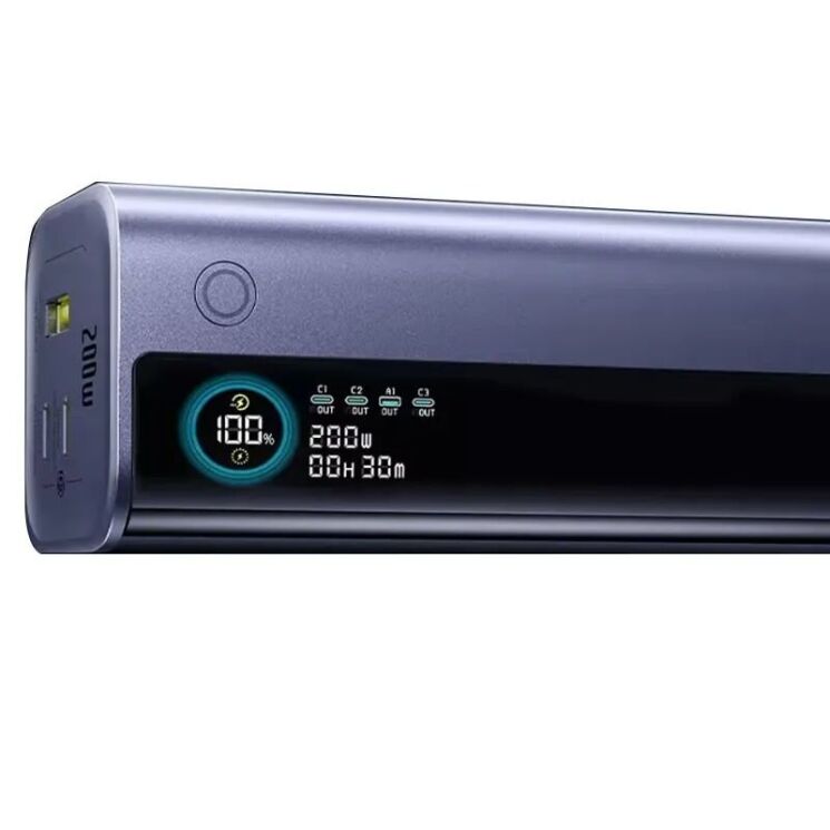 Внешний аккумулятор Baseus EnerGeek GR11 200W (25000mAh) + кабель Type-C - Grey (995800H) Внешний аккумулятор Baseus EnerGeek GR11 200W (25000mAh) + кабель Type-C - Grey: фото 3 из 27