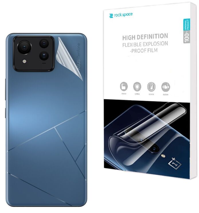 Захисна плівка на задню панель RockSpace Explosion-Proof SuperClear для ASUS Zenfone 11 Ultra: фото 1 з 9