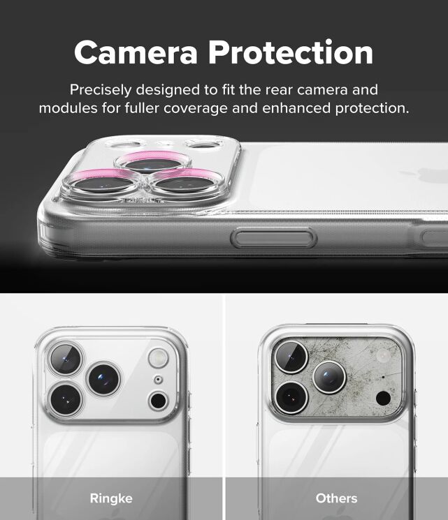 Защитный чехол Ringke Air (FP) для iPhone 18 Pro Max (8800380461789) - Clear: фото 11 из 18