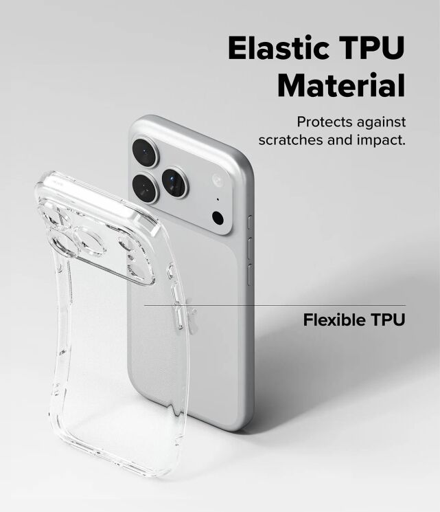 Защитный чехол Ringke Air (FP) для iPhone 18 Pro Max (8800380461789) - Clear: фото 12 из 18