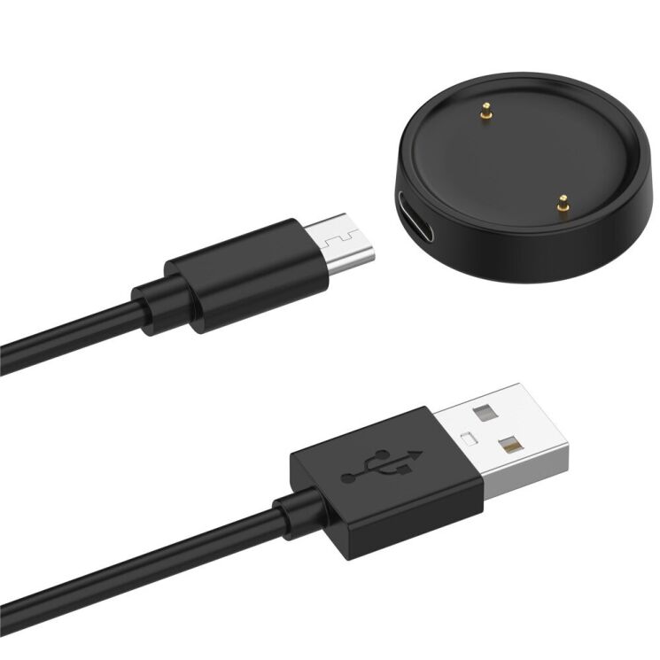 Зарядний пристрій Deexe Charging Dock для Xiaomi Amazfit Bip 6 - Black: фото 2 з 12