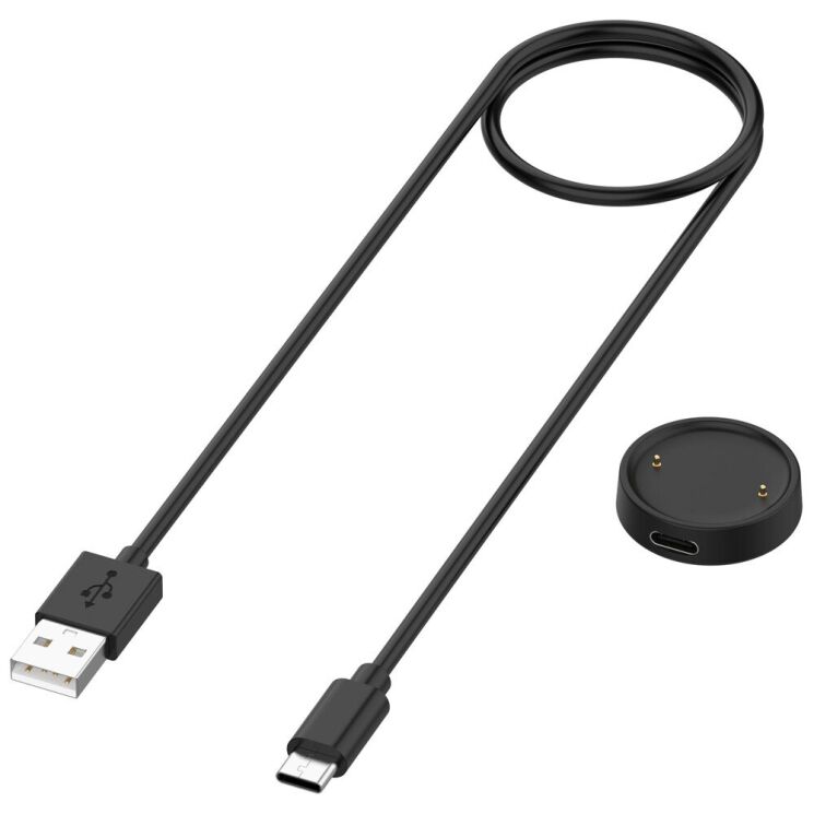 Зарядний пристрій Deexe Charging Dock для Xiaomi Amazfit Bip 6 - Black: фото 1 з 12