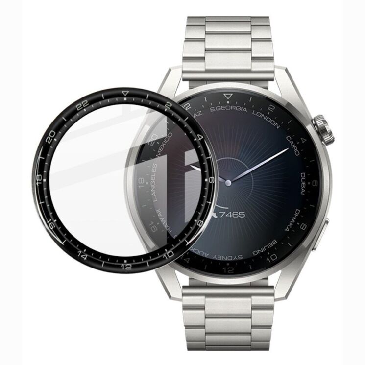Защитная пленка IMAK Watch Film для Huawei Watch 3 Pro - Black: фото 7 из 12