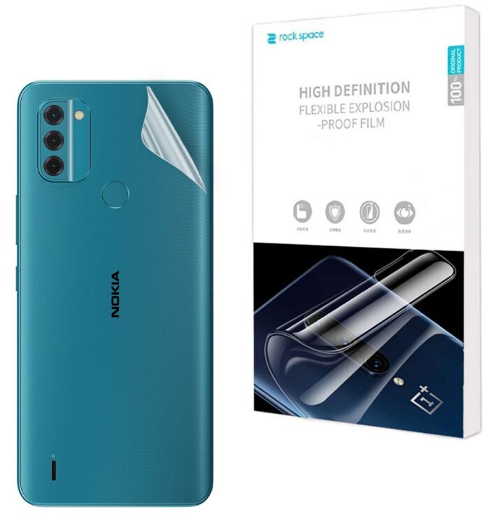 Захисна плівка на задню панель RockSpace Explosion-Proof SuperClear для Nokia C31: фото 1 з 9