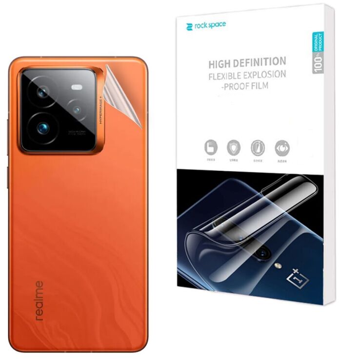 Захисна плівка на задню панель RockSpace Explosion-Proof SuperClear для Realme GT 7 Pro: фото 1 з 9