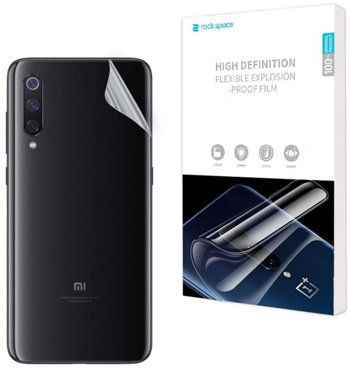 Захисна плівка на задню панель RockSpace Explosion-Proof SuperClear для Xiaomi Mi 9: фото 1 з 10