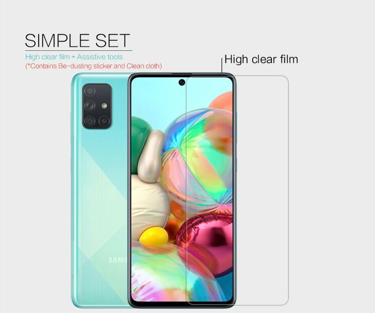 Захисна плівка NILLKIN Crystal для Samsung Galaxy A71 (A715) -: фото 10 з 12
