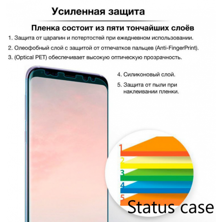 Защитная пленка StatusSKIN Standart на экран для Xiaomi Mi 10T / Mi 10T Pro: фото 3 из 12