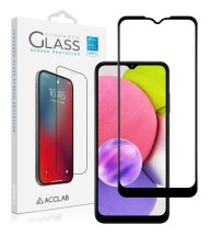 Защитное стекло ACCLAB Full Glue для Samsung Galaxy A03s (A037) - Black: фото 1 из 6