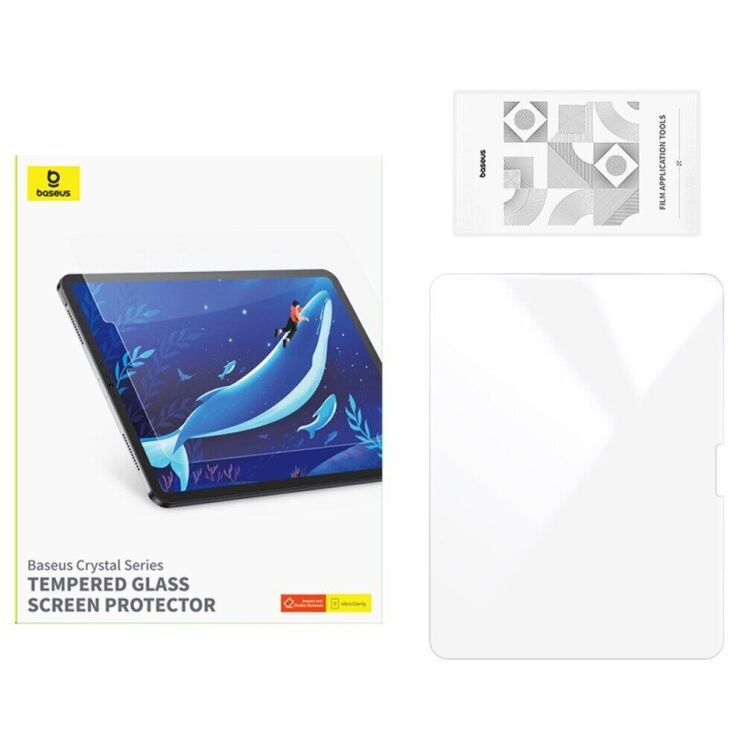 Защитное стекло Baseus Crystal Series для Apple iPad Air 13 M3/M2 (2025/2024): фото 2 из 2