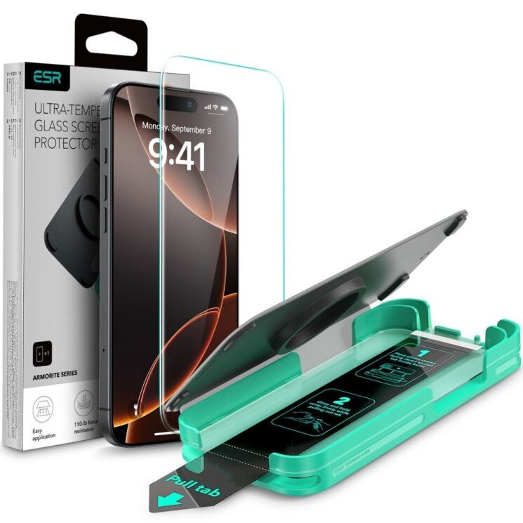 Защитное стекло ESR Armorite для Apple iPhone 16 Pro Max (4894240236079): фото 1 из 4