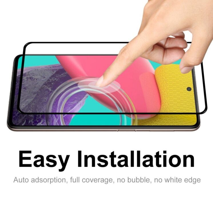 Защитное стекло HAT PRINCE Full Glue Cover для Samsung Galaxy M53 (M536) - Black: фото 6 из 10