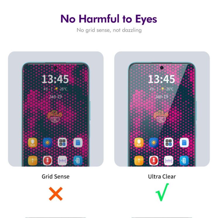 Защитное стекло HAT PRINCE Privacy для Infinix Hot 40 / 40 Pro: фото 5 из 6