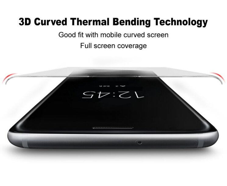 Защитное стекло IMAK 3D Curved Full Covering для Xiaomi Redmi Note 15 (4G/5G) / Poco M8 - Black: фото 5 из 12