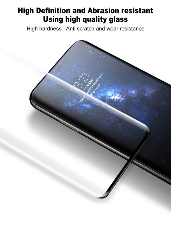 Защитное стекло IMAK 3D Curved Full Covering для Xiaomi Redmi Note 15 (4G/5G) / Poco M8 - Black: фото 6 из 12