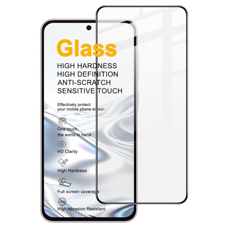 Защитное стекло IMAK 5D Pro+ Full Glue для Samsung Galaxy A27 (A276) - Black: фото 2 из 10