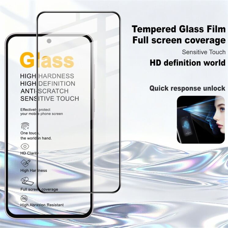 Защитное стекло IMAK 5D Pro+ Full Glue для Samsung Galaxy A27 (A276) - Black: фото 4 из 10