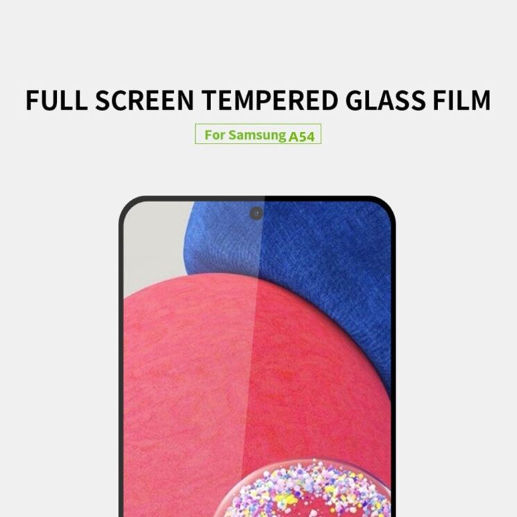 Защитное стекло MOFI Full Glue Protect для Samsung Galaxy A54 (A546) - Black: фото 4 из 12