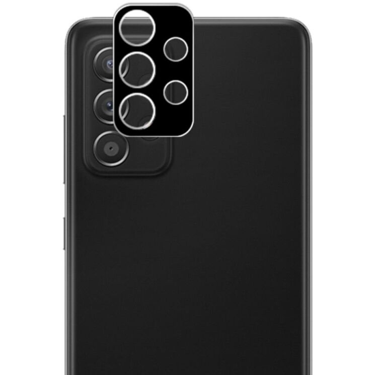 Захисне скло на камеру AMORUS Black Lens для Samsung Galaxy A73 (A736) - Black: фото 1 з 7