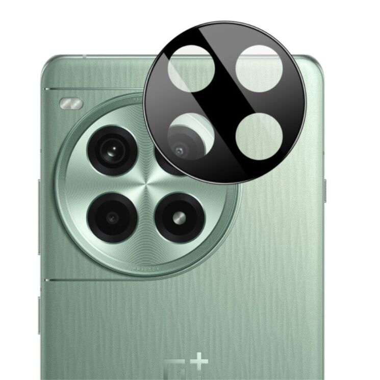 Защитное стекло на камеру IMAK Black Glass Lens для OnePlus Ace 3 Pro - Black: фото 2 из 10
