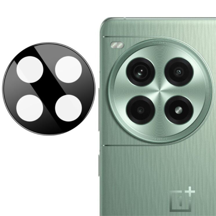 Защитное стекло на камеру IMAK Black Glass Lens для OnePlus Ace 3 Pro - Black: фото 1 из 10
