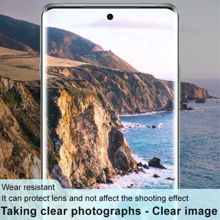 Защитное стекло на камеру IMAK Black Glass Lens для OnePlus Ace 3 Pro - Black: фото 5 из 10