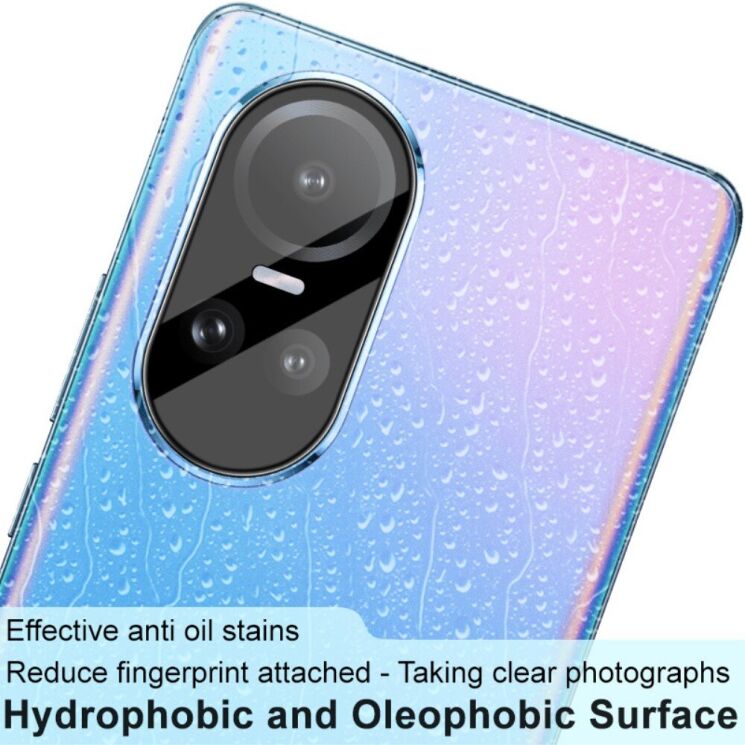 Захисне скло на камеру IMAK Black Glass Lens для OPPO Reno 10 / 10 Pro - Black: фото 5 з 9