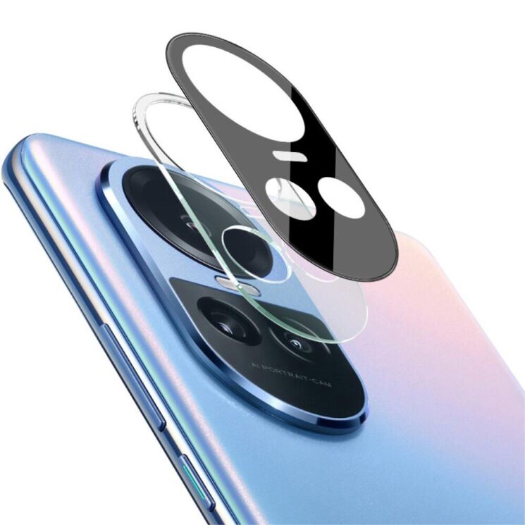 Захисне скло на камеру IMAK Black Glass Lens для OPPO Reno 10 / 10 Pro - Black: фото 2 з 9