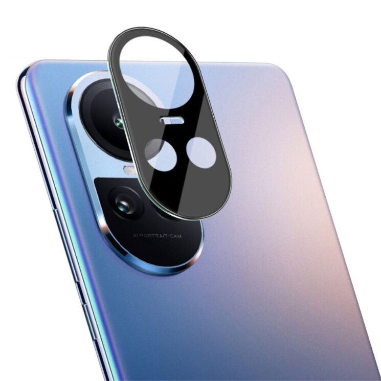 Захисне скло на камеру IMAK Black Glass Lens для OPPO Reno 10 / 10 Pro - Black: фото 3 з 9