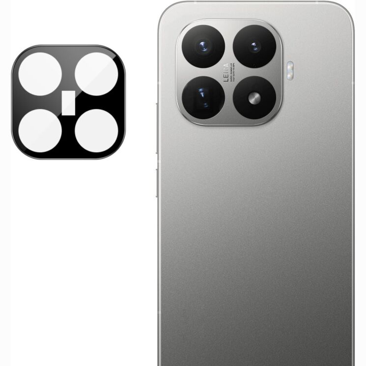 Защитное стекло на камеру IMAK Black Glass Lens для Xiaomi 17T - Black: фото 2 из 8