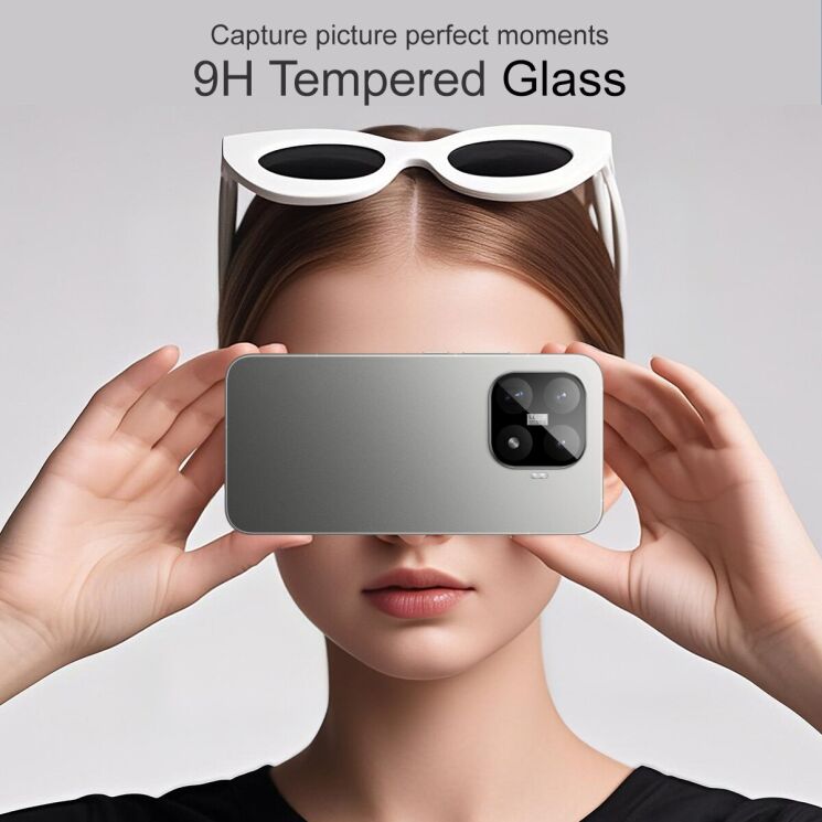 Защитное стекло на камеру IMAK Black Glass Lens для Xiaomi 17T - Black: фото 4 из 8