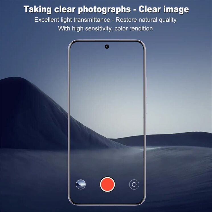 Защитное стекло на камеру IMAK Integrated Lens Protector для OPPO Reno 13 Pro 5G: фото 4 из 8
