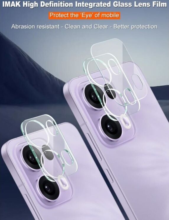 Защитное стекло на камеру IMAK Integrated Lens Protector для OPPO Reno 13 Pro 5G: фото 6 из 8