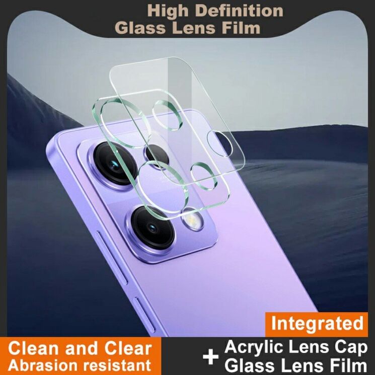 Защитное стекло на камеру IMAK Integrated Lens Protector для Xiaomi Redmi Note 14S: фото 3 из 8